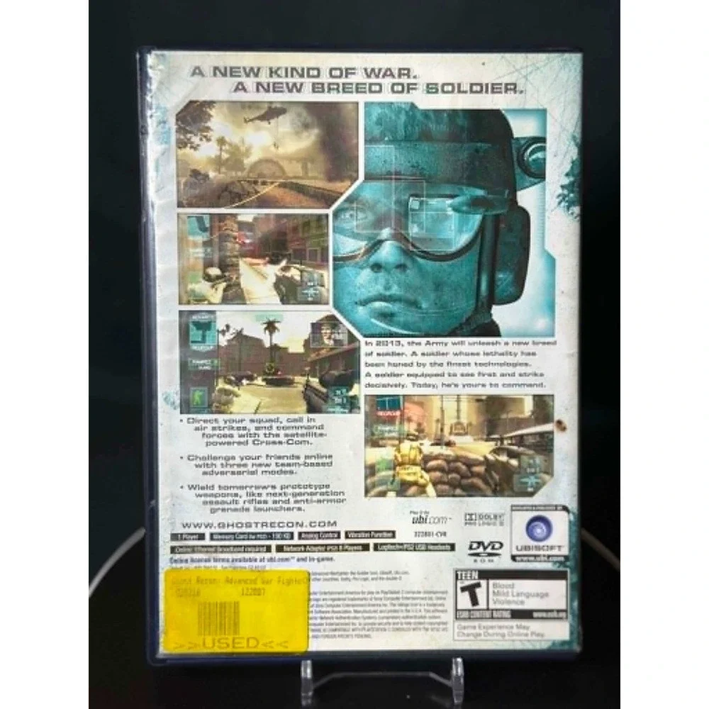 Tom Clancys Ghost Recon Advanced Warfighter PS2 PlayStation 2 Ubisoft Game